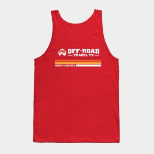 OFF-ROAD TRAVEL TV SUNSET DESIGN Tank Top